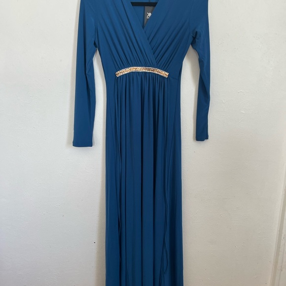 Koh Koh NWT wedding/prom kaftan v-neck dress - Picture 6 of 7